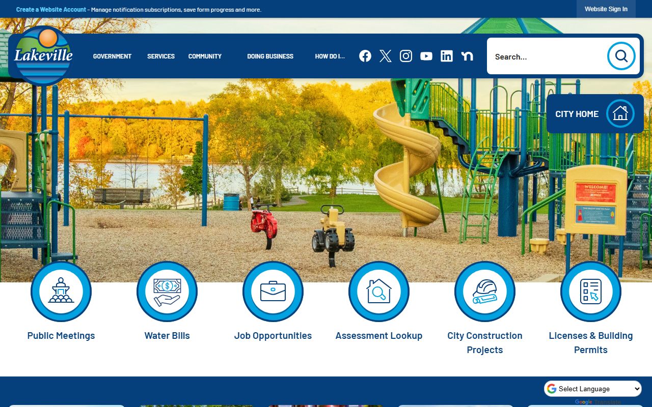 City of Lakeville website for Lakeville divorce decree records